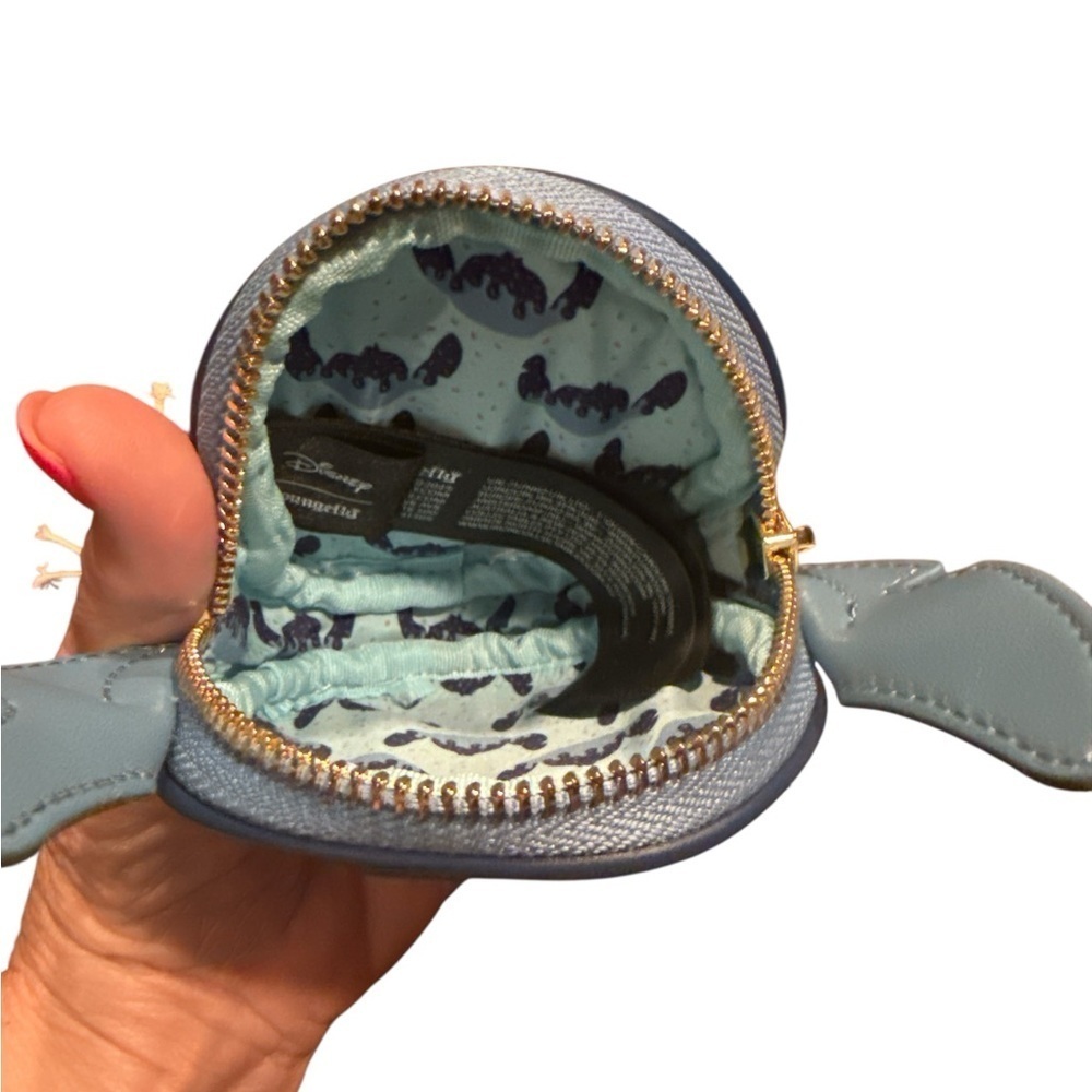 Loungefly Disney Lilo & Stitch Floral Stitch Figural Coin Purse - Picture 8 of 9
